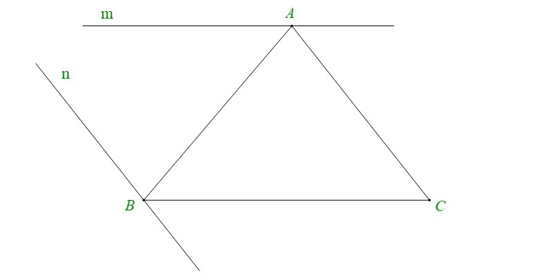 Tiên đề Euclid. Tính chất của hai đường thẳng song song (Lý thuyết + Bài tập Toán lớp 7) – Kết nối tri thức (ảnh 1)