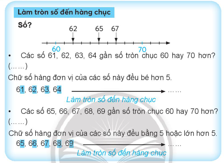 Vở bài tập Toán lớp 3 (Chân trời) Tập 1 trang 38 Bài 21: Làm tròn số - Chân trời sáng tạo (ảnh 1)