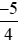 So sánh hai phân số. a) (-3)/8 và (-5)/24