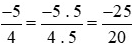 So sánh hai phân số. a) (-3)/8 và (-5)/24