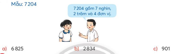 Toán lớp 3 trang 6, 7 Ôn tập các số đến 1000 | Chân trời sáng tạo (ảnh 10)