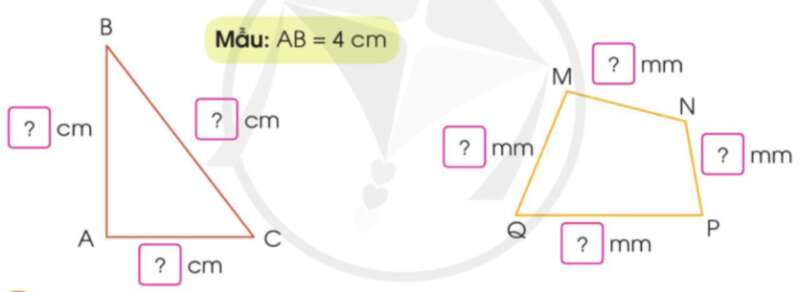 Toán lớp 3 Hình tam giác, hình tứ giác trang 103, 104 | Chân trời sáng tạo (ảnh 3)