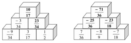 Hoàn thành hai tháp số sau trang 38 sách bài tập Toán lớp 6 Tập 2 (ảnh 3)