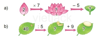 Toán lớp 2 - tập 2 - Bài 45