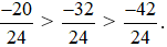 Hãy sắp xếp các số sau theo thứ tự giảm dần: 0,6; (-5)/6