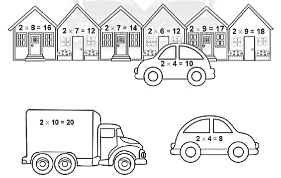 Giải vở bài tập Toán lớp 2 Tập 2 trang 14, 15, 16 Bảng nhân 2 - Chân trời sáng tạo