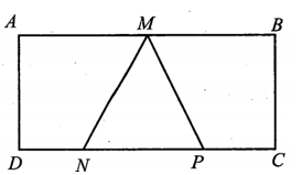 Có một mảnh bìa hình chữ nhật ABCD với  (ảnh 1)