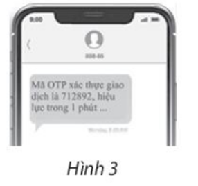 Mã xác thực (OTP - One Time Password) do một ngân hàng gửi vào điện thoại của khách hàng (ảnh 1)