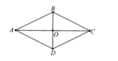 Cho hình thoi ABCD tâm O. Khẳng định nào sau đây là sai ? (ảnh 1)