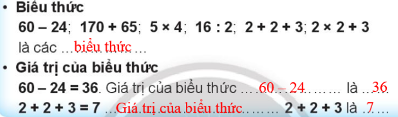 Vở bài tập Toán lớp 3 Tập 1 trang 33 Bài 17: Tính giá trị của biểu thức - Chân trời sáng tạo (ảnh 1)