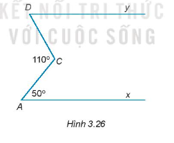 Sách bài tập Toán 7 Bài 10: Tiên đề Euclid. Tính chất của hai đường thẳng song song - Kết nối tri thức (ảnh 1)