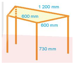 Một người thợ phải làm các khung thép hình chữ nhật có chiều dài 35 cm