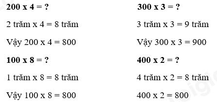 Toán lớp 3 Nhân với số có một chữ số trang 70, 71 | Cánh diều (ảnh 2)