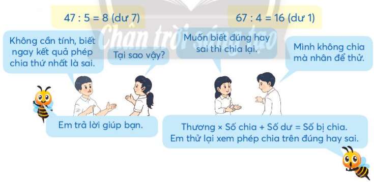 Toán lớp 3 Phép chia hết và phép chia có dư trang 53, 54 | Chân trời sáng tạo (ảnh 8)