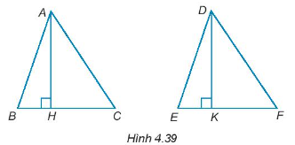 Sách bài tập Toán 7 Bài 15: Các trường hợp bằng nhau của tam giác vuông - Kết nối tri thức (ảnh 1)