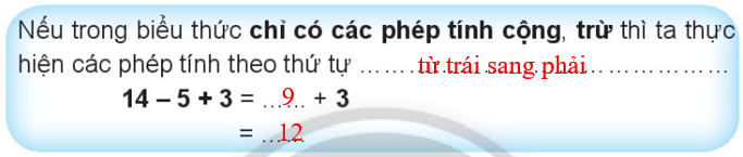 Vở bài tập Toán lớp 3 Tập 1 trang 34 Bài 18: Tính giá trị của biểu thức - Chân trời sáng tạo (ảnh 1)