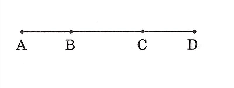 Cho 4 điểm A, B, C, D như hình vẽ. Nhận xét nào sau đây không đúng? (ảnh 1)