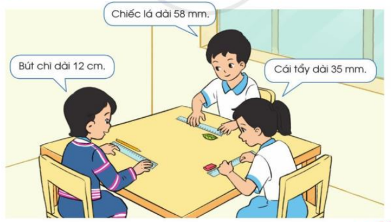 Thực hành: Đo một số đồ vật và nêu kết quả đo (ảnh 1)