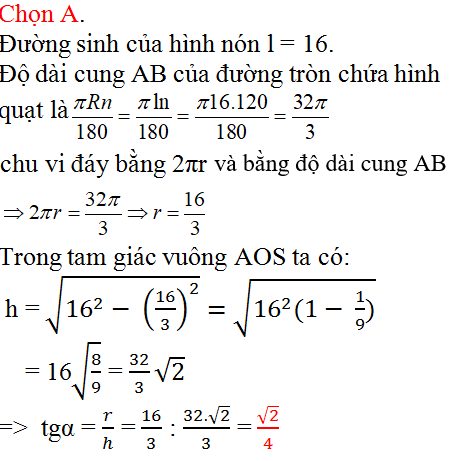 Giải bài 24 trang 119 SGK Toán 9 Tập 2 | Giải toán lớp 9