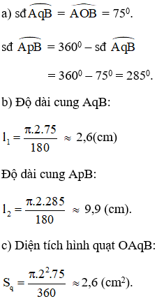 Giải bài 91 trang 104 SGK Toán 9 Tập 2 | Giải toán lớp 9