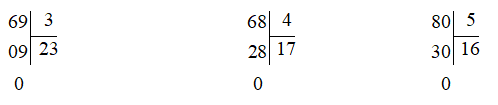 Tính 69 : 3 68 : 4 80 : 5 (ảnh 2)