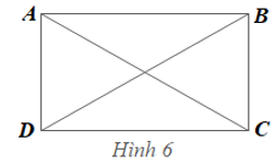 Chỉ được sử dụng compa, hãy kiểm tra tứ giác ở Hình 6 có phải là hình chữ nhật hay không. (ảnh 2)