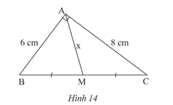 Cho Hình 14. Tìm x.  (ảnh 1)