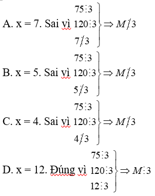 Dạng bài tập về Tính chất chia hết của một tổng cực hay, có lời giải | Toán lớp 6