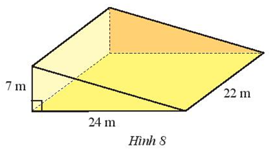 Để làm cầu bắc qua một con kênh, người ta đúc một khối bê tông hình lăng trụ  (ảnh 1)