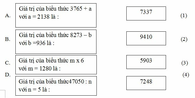 Bài tập cuối tuần Toán lớp 4 Kết nối tri thức Tuần 1 (ảnh 1)