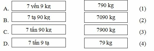 Bài tập cuối tuần Toán lớp 4 Kết nối tri thức Tuần 4 (ảnh 1)