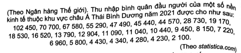 Sách bài tập Toán 11 Bài 8 (Kết nối tri thức): Mẫu số liệu ghép nhóm  (ảnh 1)