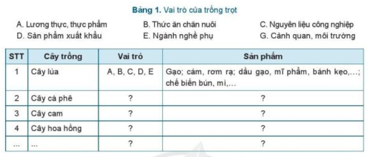 Lý thuyết Công Nghệ 7 Ôn tập Chủ đề 1: Trồng trọt và Lâm nghiệp - Cánh diều (ảnh 1)