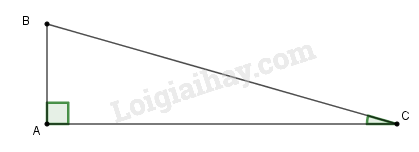SBT Toán 9 Bài 5: Ứng dụng thực tế các tỉ số lượng giác của góc nhọn | Giải SBT Toán lớp 9 (ảnh 7)