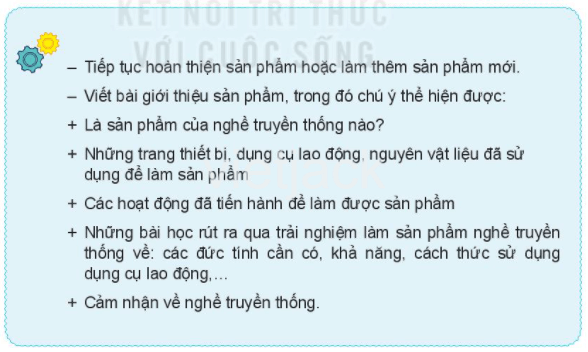 Bài 2: Em làm nghề truyền thống