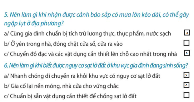 Bài 2: Ứng phó với thiên tai