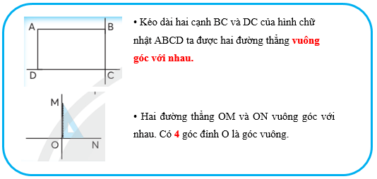 Vở bài tập Toán lớp 4 (Chân trời) Chân trời sáng tạo Bài 31: Hai đường thẳng vuông góc