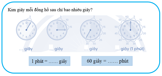 Vở bài tập Toán lớp 4 (Chân trời) Chân trời sáng tạo Bài 34: Giây