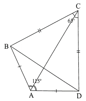 Cho tứ giác ABCD có AB = AD, CB = CD