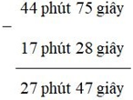 Bài tập Ôn tập về các phép tính số đo thời gian Toán lớp 5 có lời giải