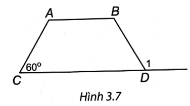 Cho hình thang ABCD cân (AB song song CD) có góc C = 60 độ