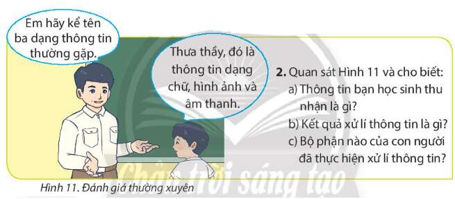 Tin học lớp 3 trang 7, 8, 9, 10 Bài 2: Xử lí thông tin | Chân trời sáng tạo (ảnh 10)