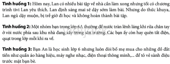 Em hãy nhận xét về hành vi của các bạn  và đưa ra lời khuyên cho các bạn ấy