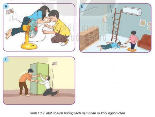 Lý thuyết Công nghệ 8 Bài 13 (Kết nối tri thức): Sơ cứu ngời bị tai nạn điện (ảnh 1)