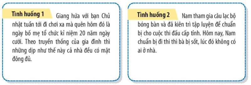 HĐTN lớp 10 Chủ đề 5: Trách nhiệm với gia đình | Kết nối tri thức (ảnh 1)