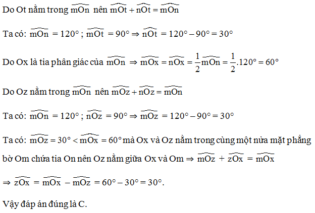 TOP 20 câu Trắc nghiệm Bài ôn tập cuối chương 3- Toán 7 Kết nối tri thức (ảnh 1)