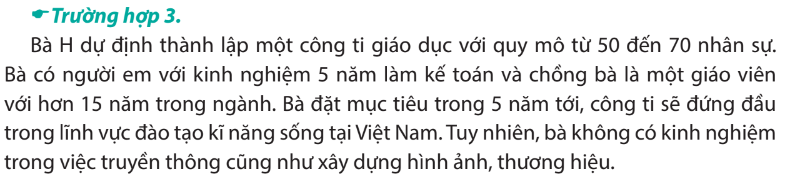 Chuyên đề Kinh tế pháp luật 10 Bài 5 (Chân trời sáng tạo): Tổ chức hoạt động của doanh nghiệp nhỏ  (ảnh 1)