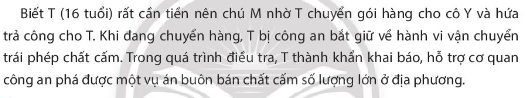 Chuyên đề Kinh tế pháp luật 10 Bài 7 (Chân trời sáng tạo): Mốt số nội dung cơ bản của pháp luật hình sự liên quan đến người chưa thành niên phậm tội  (ảnh 1)