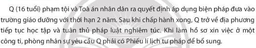 Chuyên đề Kinh tế pháp luật 10 Bài 7 (Chân trời sáng tạo): Mốt số nội dung cơ bản của pháp luật hình sự liên quan đến người chưa thành niên phậm tội  (ảnh 1)