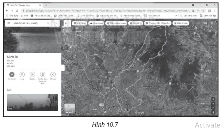 Sách bài tập Tin học 10 Bài 10 (Kết nối tri thức): Thực hành khai thác tài nguyên trên internet (ảnh 1)